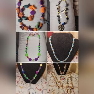 COPY- Handmade necklace bundle of 7